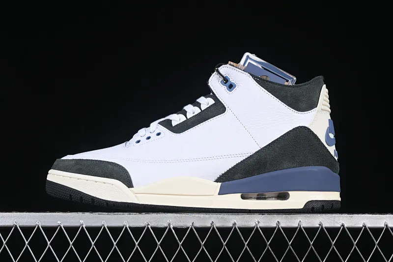 All categories Air Jordan Jordan series basketball shoes Air Jordan 3 GX foreign trade version Air Jordan 3 Retro OG SP "Diffused Blue" AJ3 Joe 3 white and blue cement HV8571-100